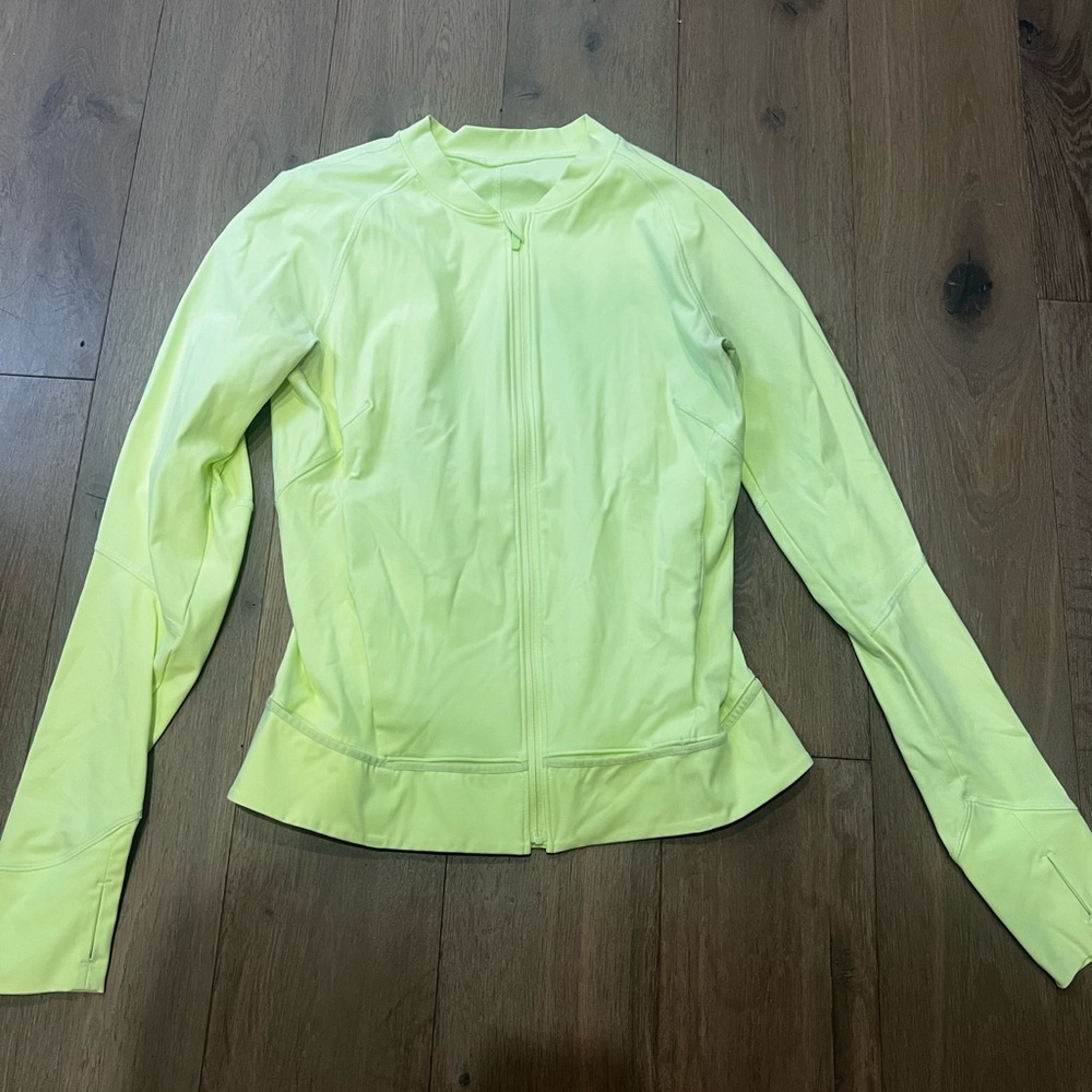 Lululemon faded zap Long-Sleeve Zip Front Women's Top